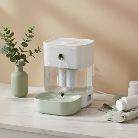 Raipeu 2.5L Pet Water Fountain with Carbon Filter → "Raipeu 2.5L automatic pet water fountain with carbon filter for cats and dogs"