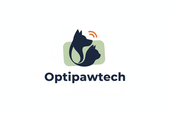 Optipawtech Connected Pets Logo - Store Colors